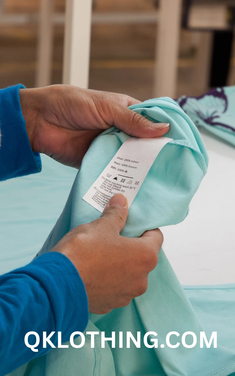 Quality assurance expert meticulously inspecting the final stitching of a garment to meet AQL standards.